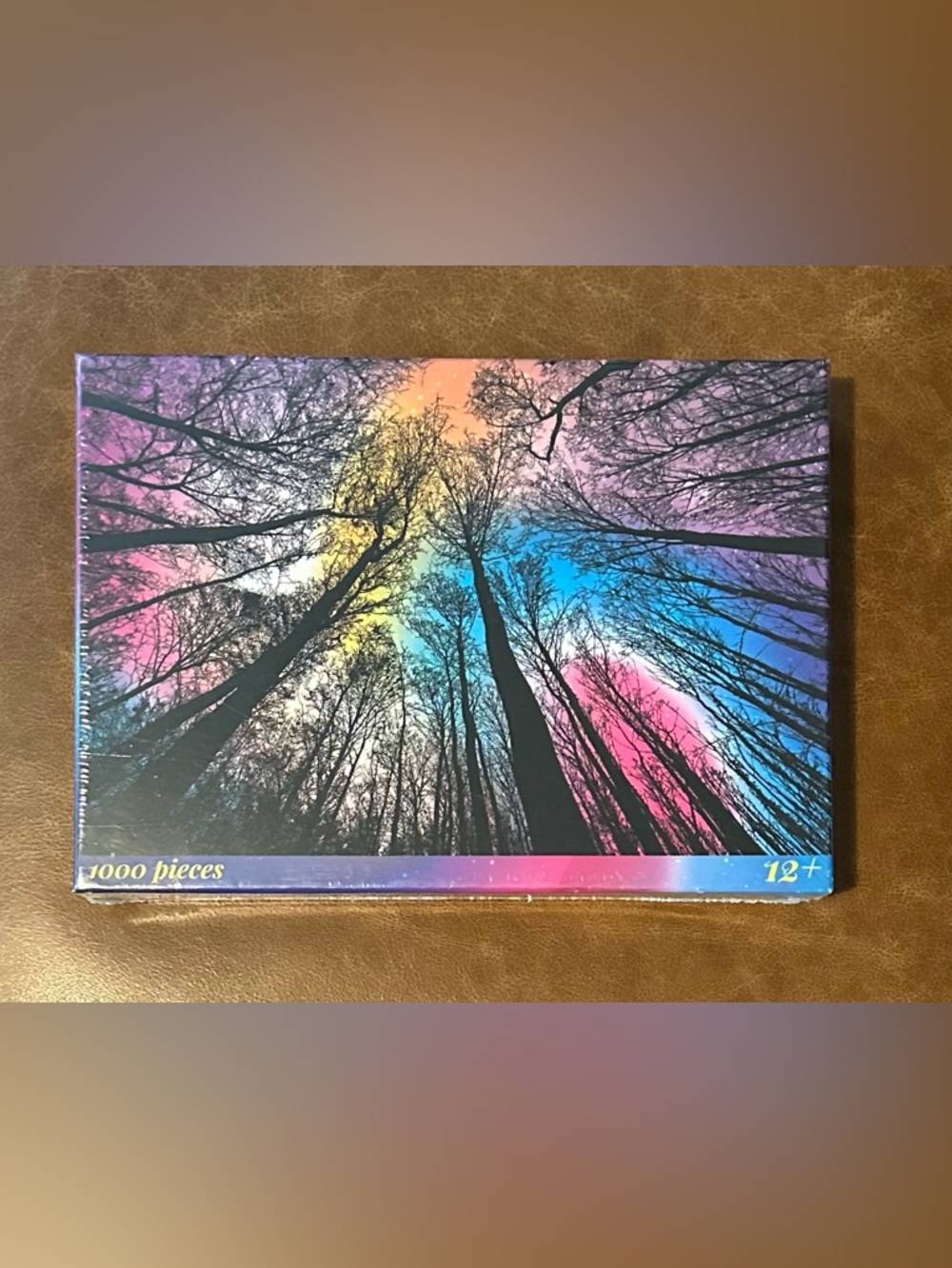 Colorful Forest Under Starry Night Puzzle